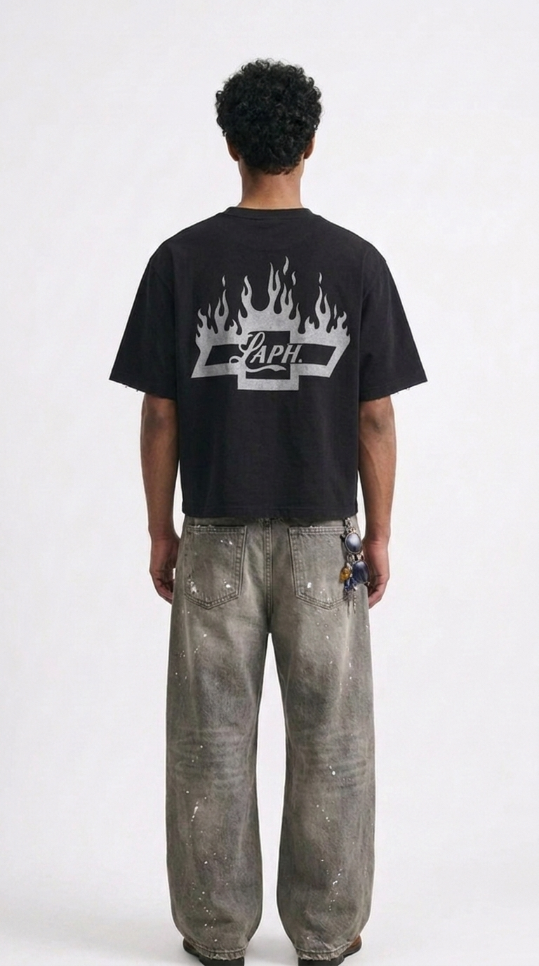 T-SHIRT FLAME LOGO