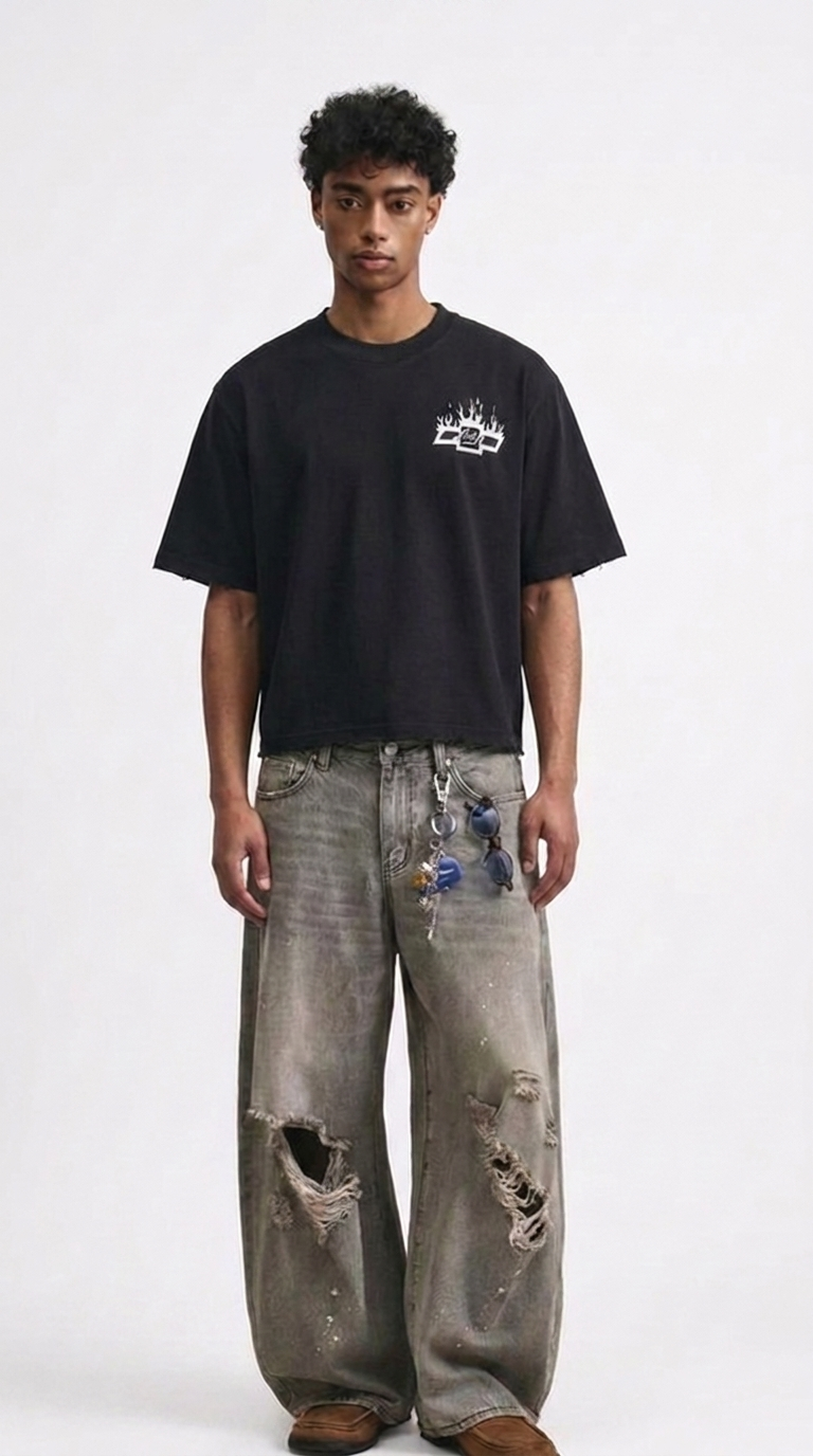 T-SHIRT FLAME LOGO